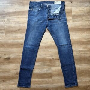 Diesel Men's Slim Straight Jeans - Dark Blue